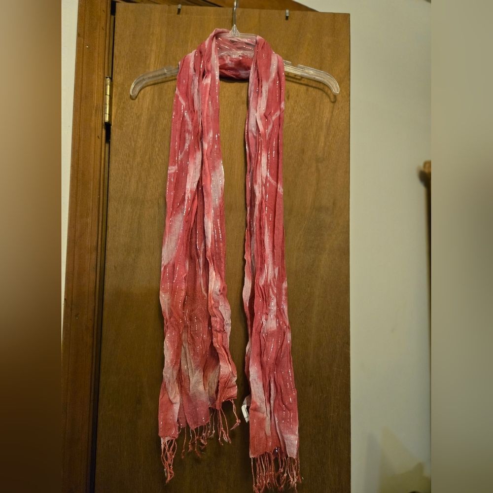 💰4 for $10💰 Maurices Pink Tie-Dye Scarf